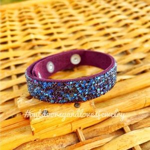 Origami Owl Swarovski Crystal Single Wrap Bracelet
